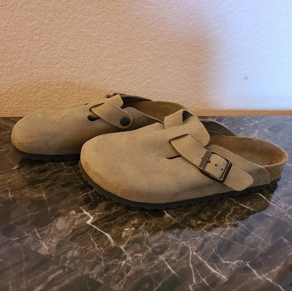 Birkenstock Leather Slides Clogs Mules